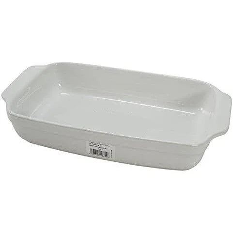 GRES Ceramic Rectangular Baking Dish White - Gomix Brands Outlet
